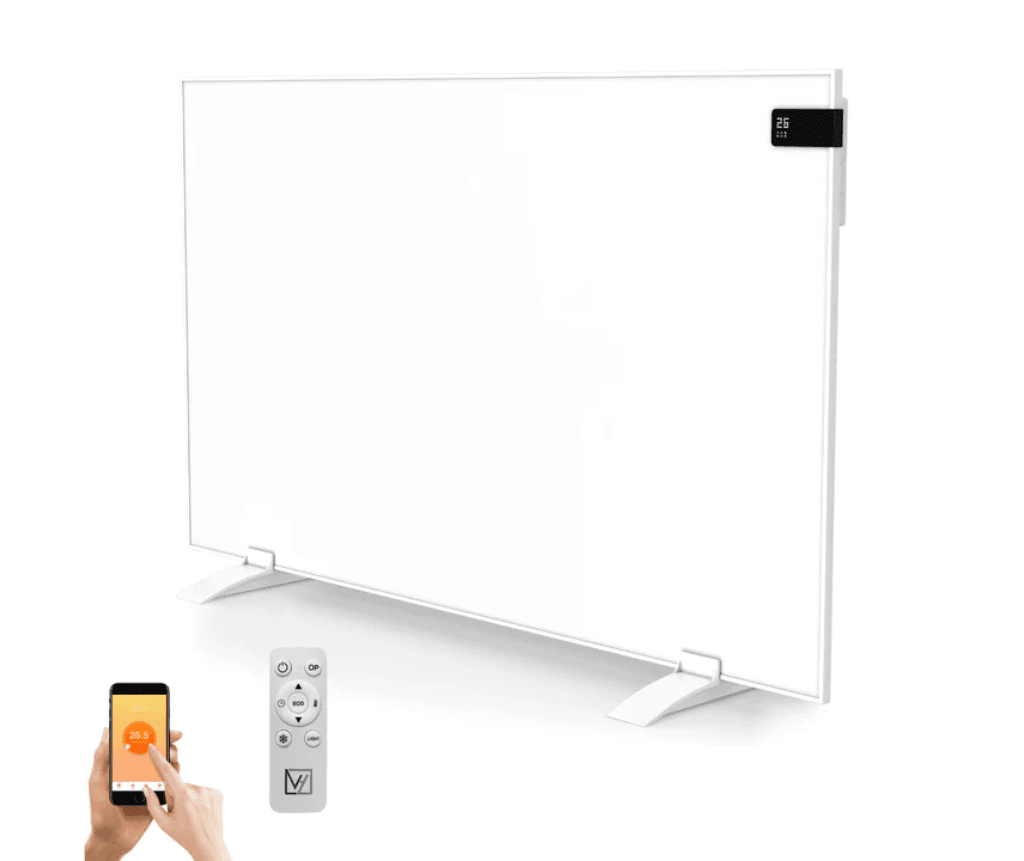 Infrarood verwarmingspaneel 50x90 cm – 450 Watt – vrijstaand & wand | VH Superia V3
