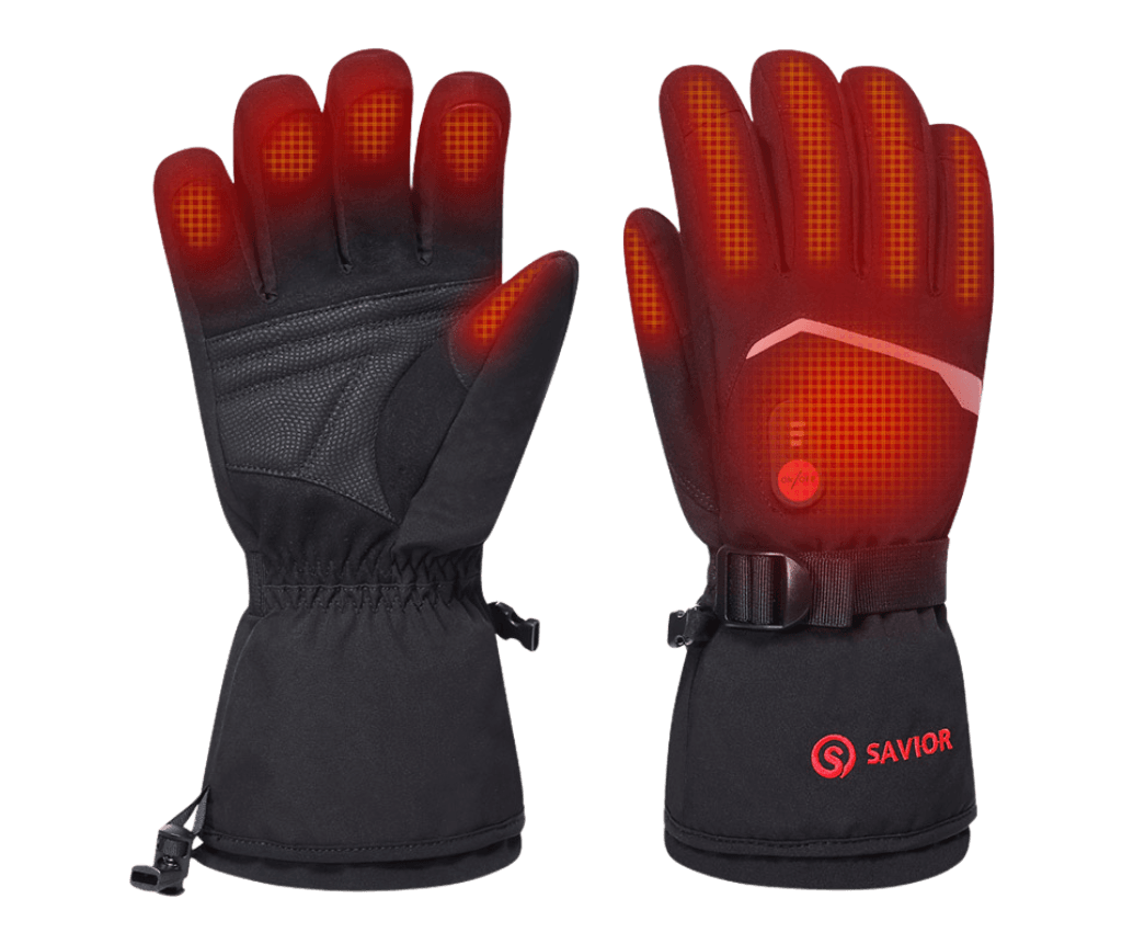 S66B verwarmde handschoenen aan