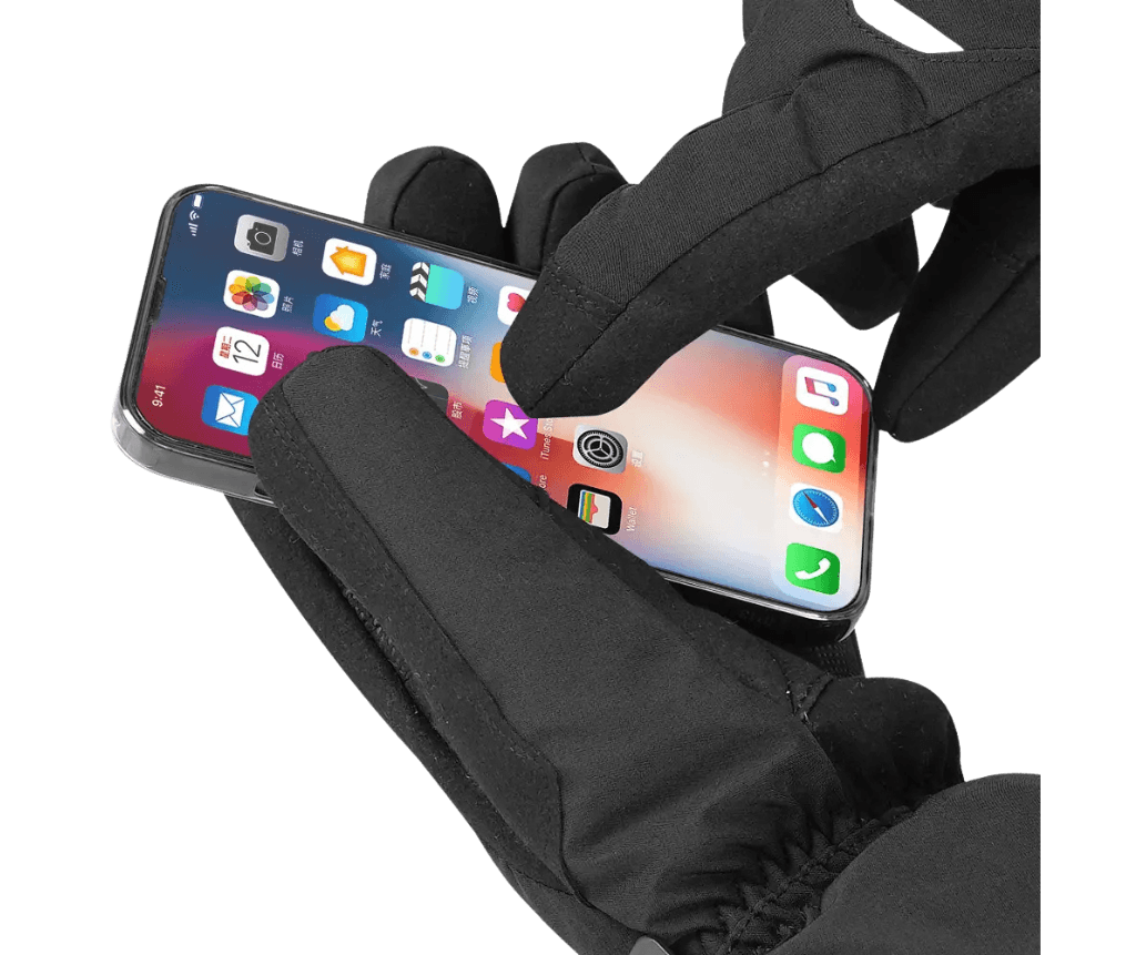 S66B verwarmde handschoenen telefoon gebruik